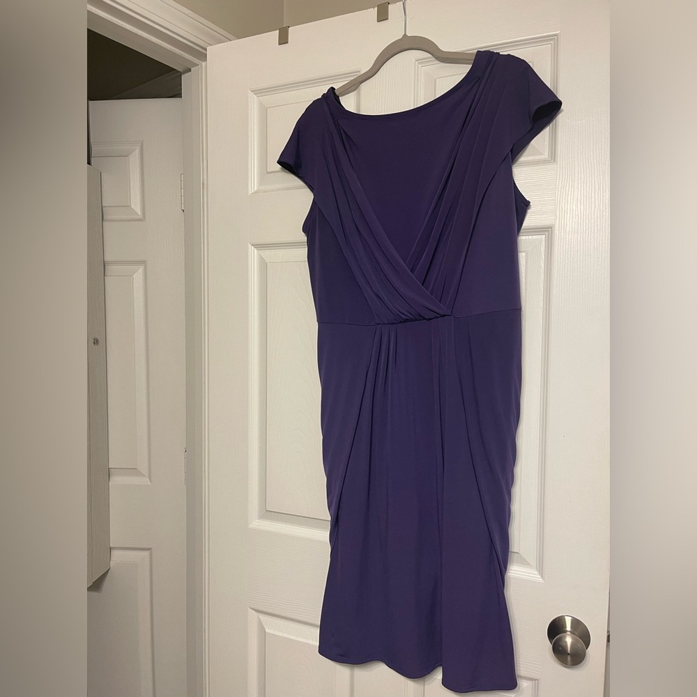 Elegant Purple Women's Dress
